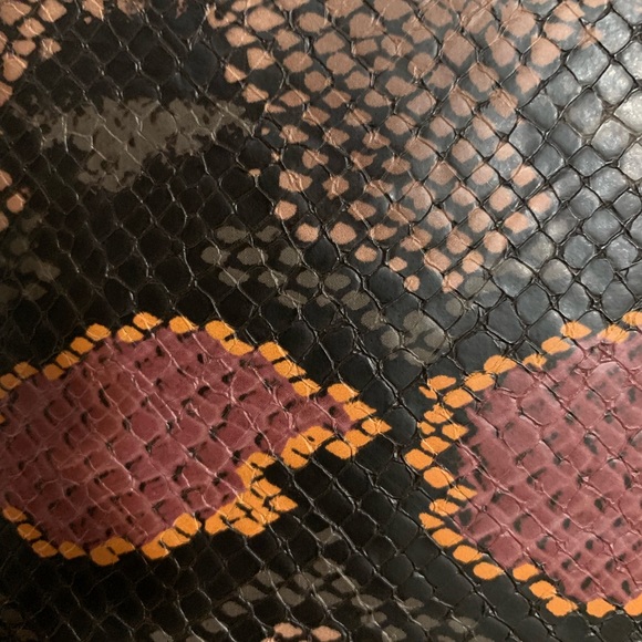 INTERNATIONAL CONCEPTS AJAE FLAP CROCODILE EMBOSSED CROSSBODY NWT! - Picture 7 of 8